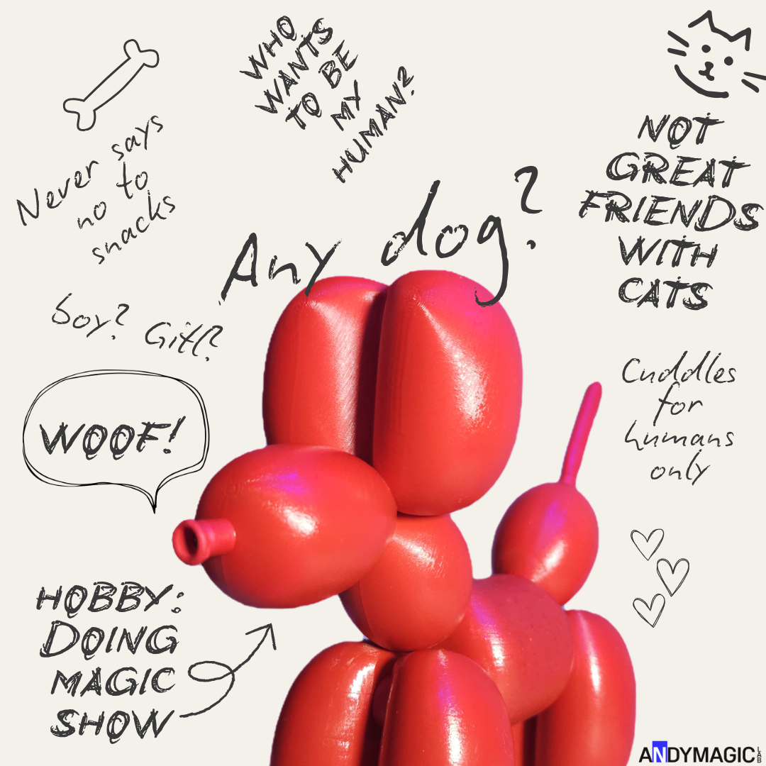 Any Dog - Alive Magic Balloon Dog